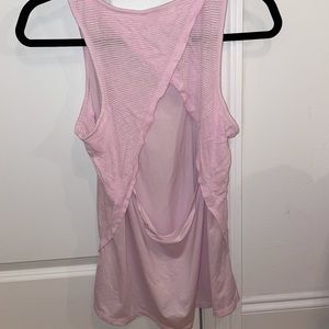 Open back athletic top